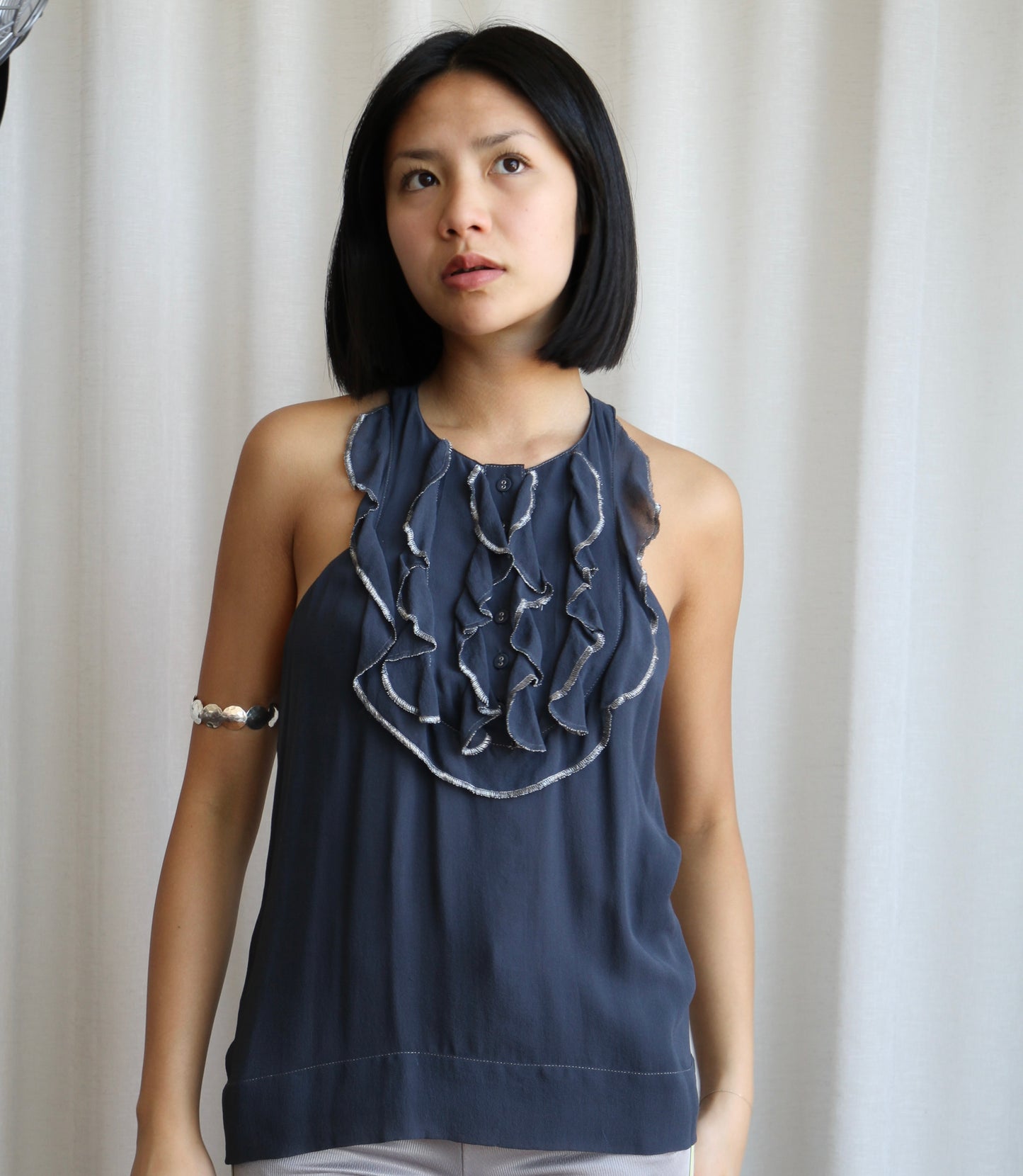 Vintage Ruffle Halter