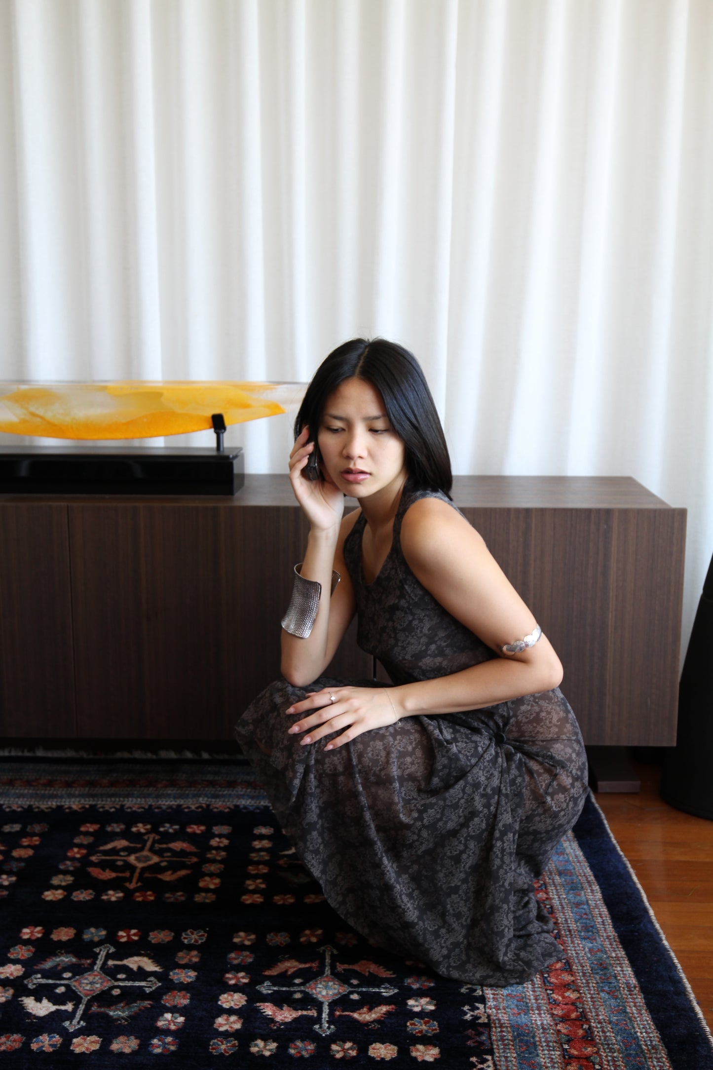 Issey Miyake Sheer Dress