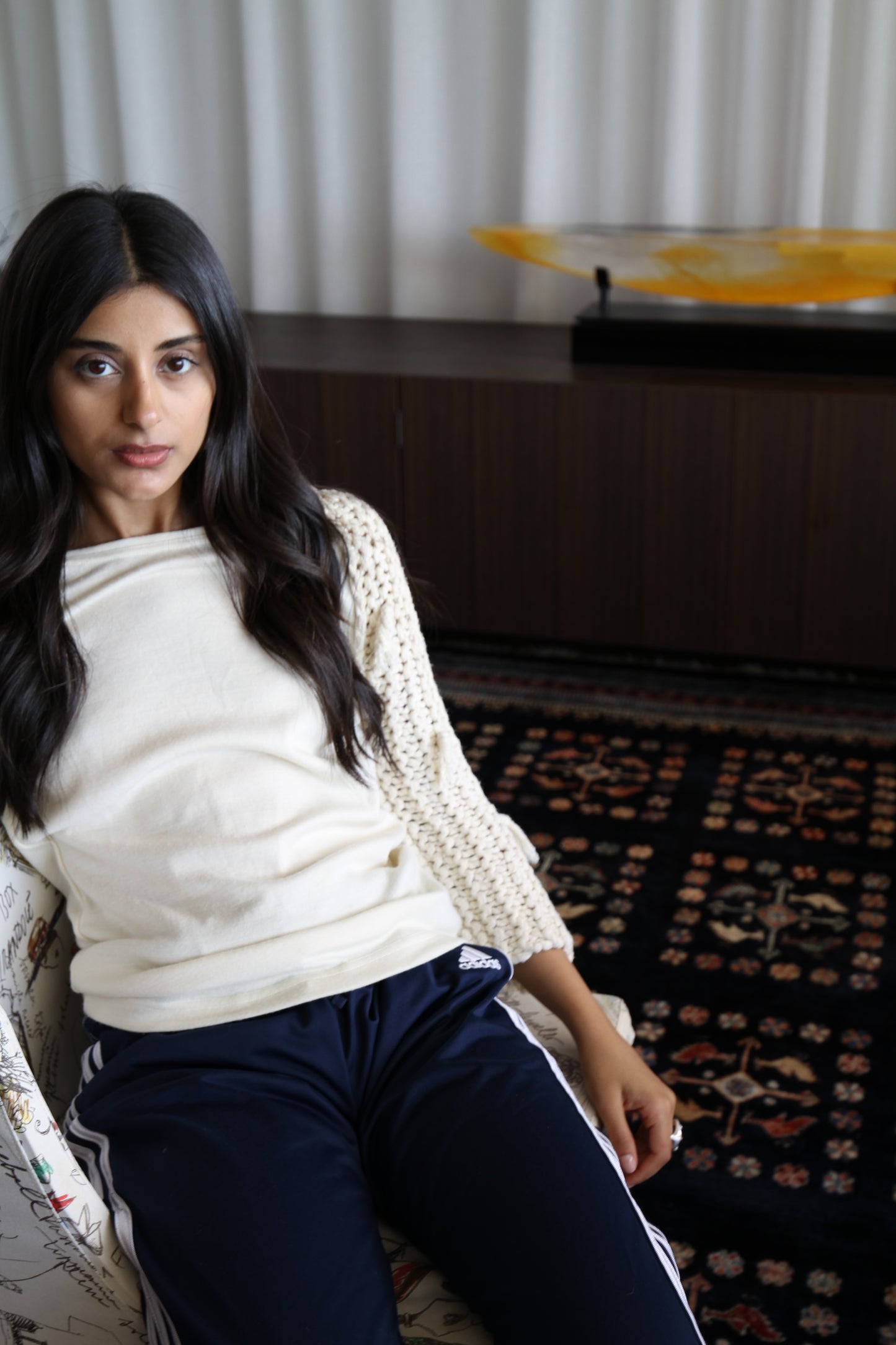 Vintage Knitted Sleeve Top