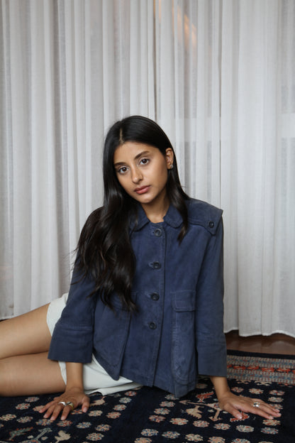 Chloé Cropped Suede Jacket