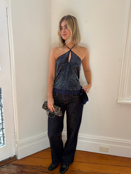 Rare Bebe Sparkly Top